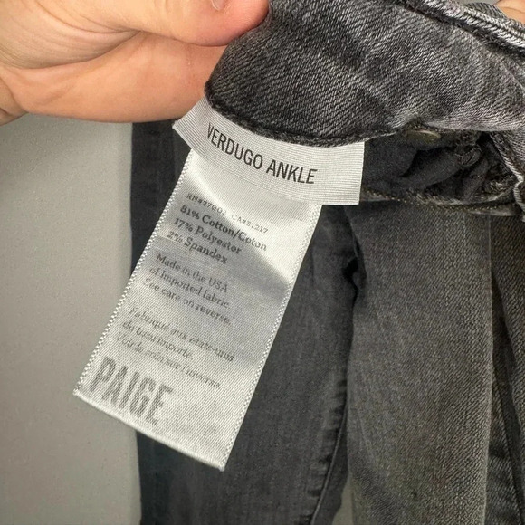 Paige black verdugo ankle jean. Very soft. Size 27 - Picture 8 of 16
